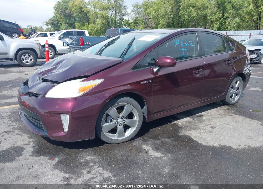2013 TOYOTA PRIUS THREE SE VIN: JTDKN3DU3D5597548