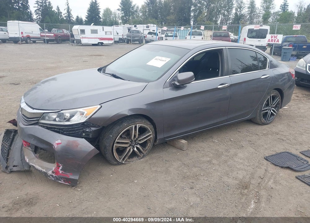2017 HONDA ACCORD EX-L VIN: 1HGCR2F86HA235506