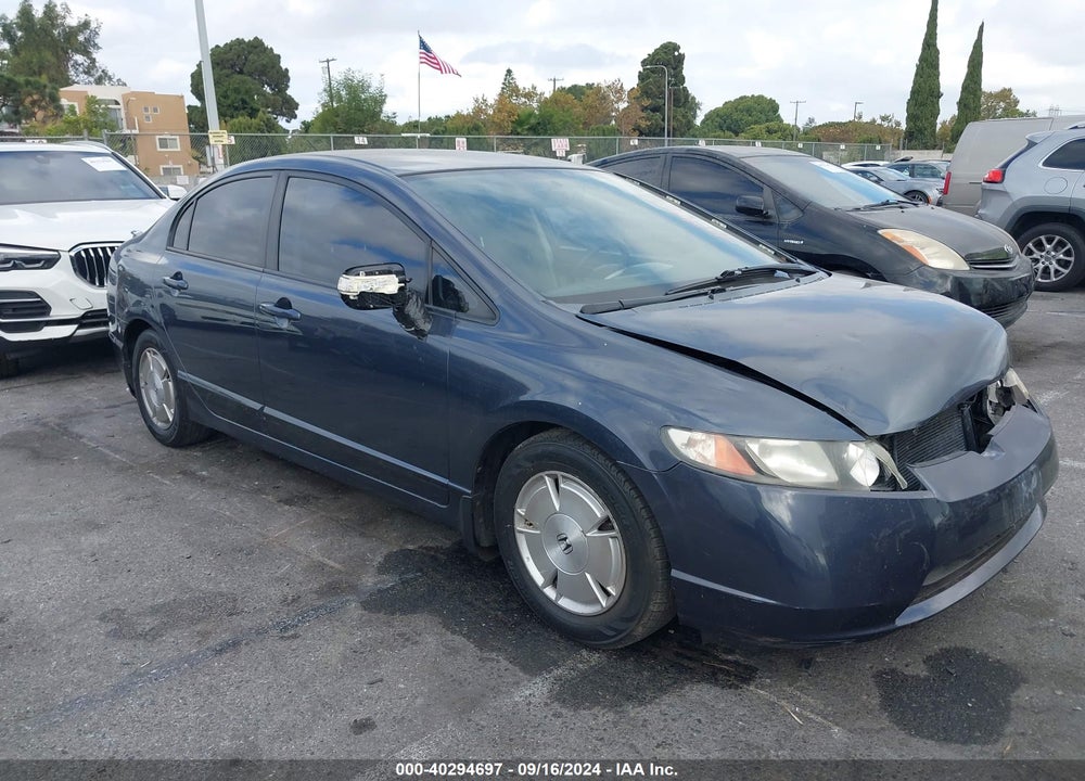 2007 HONDA CIVIC HYBRID VIN: JHMFA36287S007227