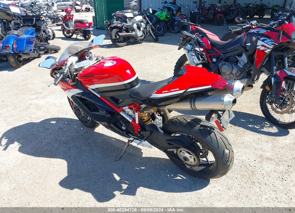 2012 DUCATI SUPERBIKE 848/848 EVO CORSE SE VIN: ZDM1XBMV1CB021891