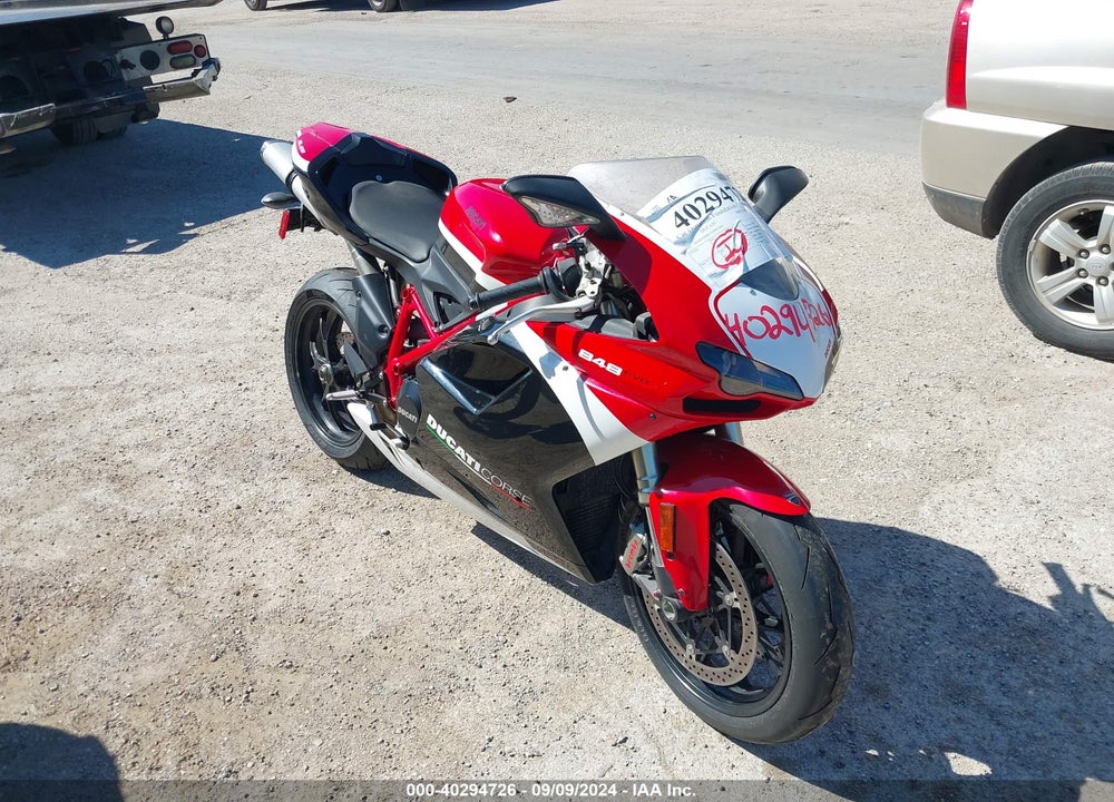 2012 DUCATI SUPERBIKE 848/848 EVO CORSE SE VIN: ZDM1XBMV1CB021891