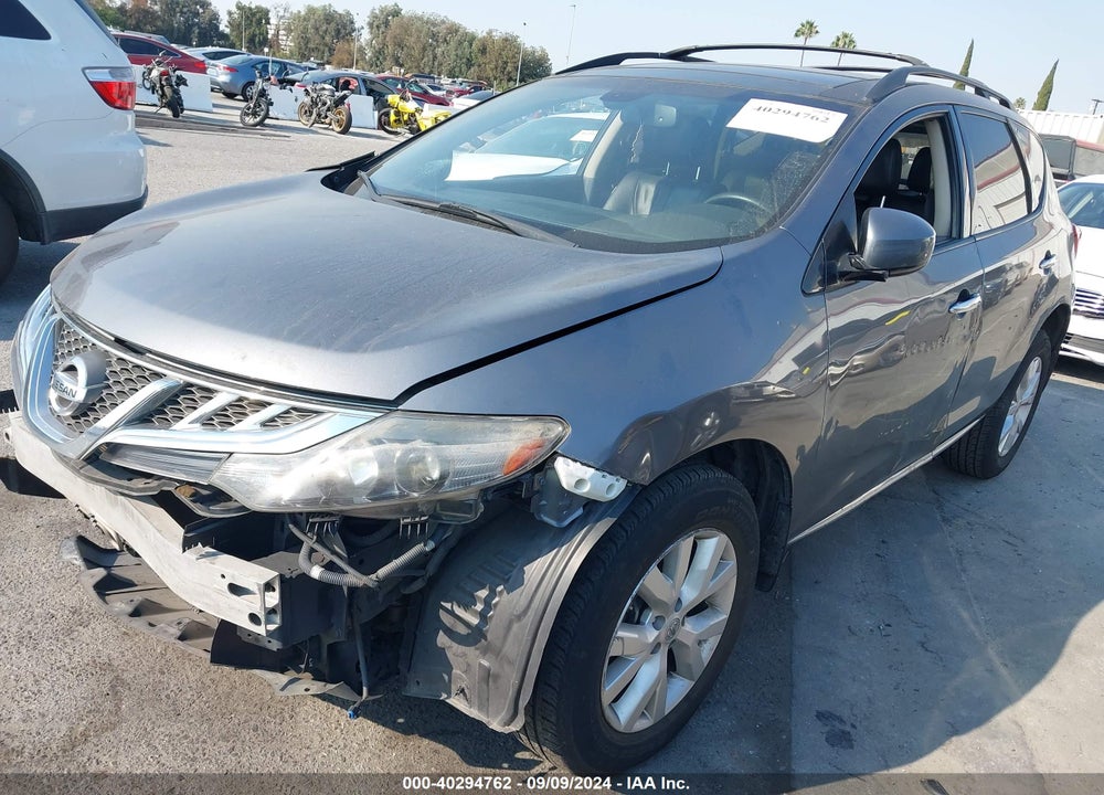 2014 NISSAN MURANO SL VIN: JN8AZ1MU4EW416915