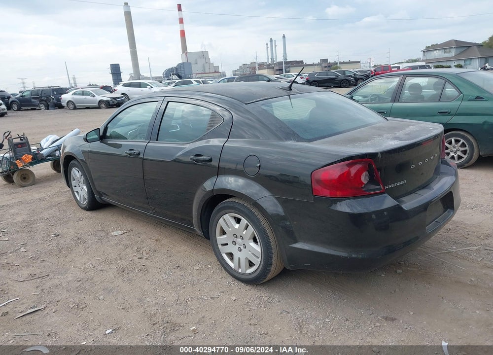 2014 DODGE AVENGER VIN: 1C3CDZAB1EN116067