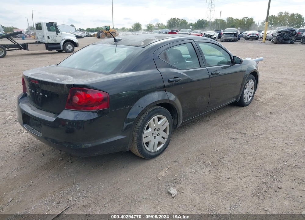 2014 DODGE AVENGER VIN: 1C3CDZAB1EN116067