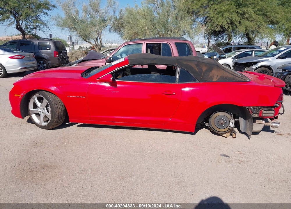 2015 CHEVROLET CAMARO 1LT VIN: 2G1FD3D30F9267540