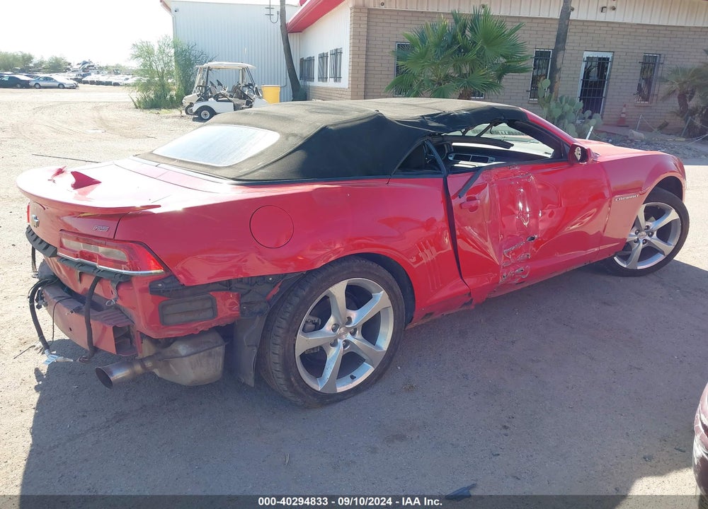 2015 CHEVROLET CAMARO 1LT VIN: 2G1FD3D30F9267540
