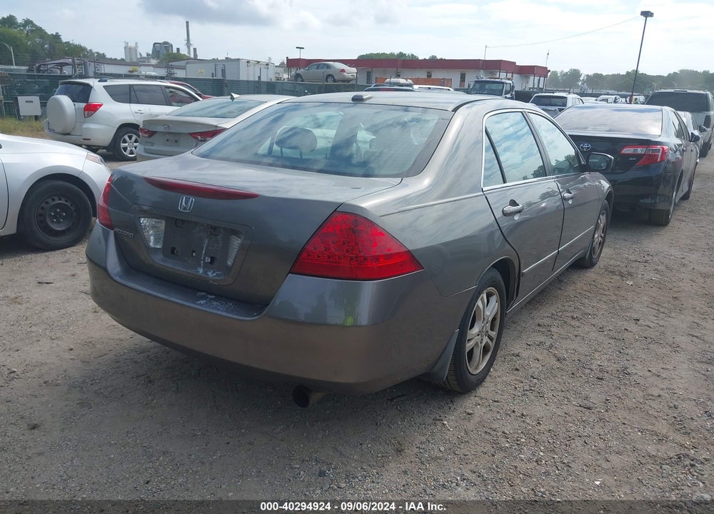 2006 HONDA ACCORD 2.4 EX VIN: 1HGCM56876A075729
