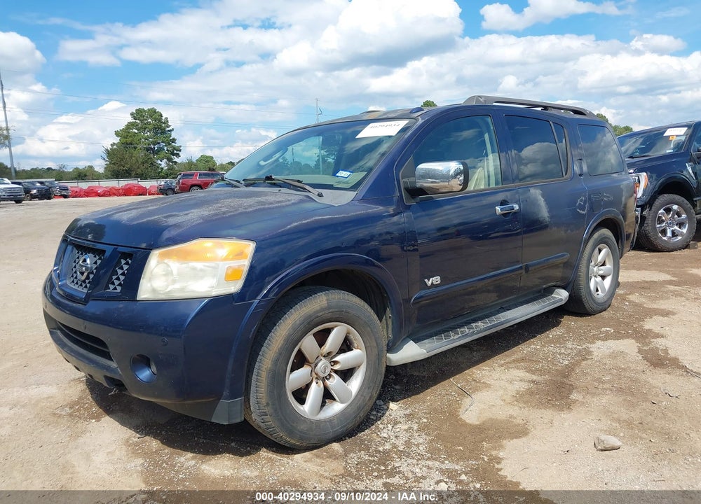 2008 NISSAN ARMADA SE VIN: 5N1BA08D08N600654