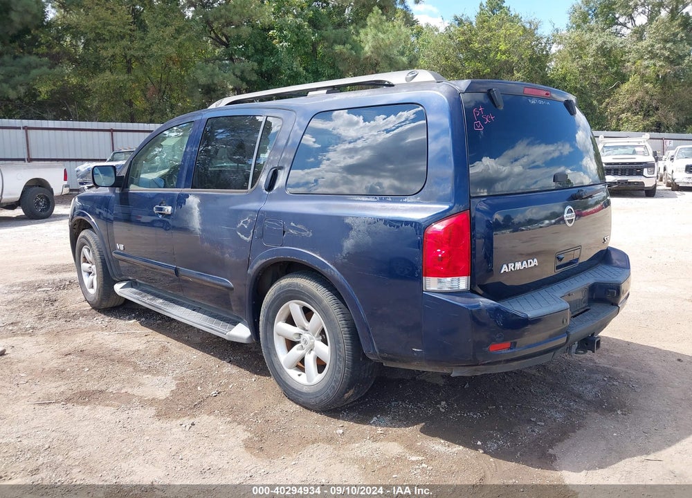 2008 NISSAN ARMADA SE VIN: 5N1BA08D08N600654