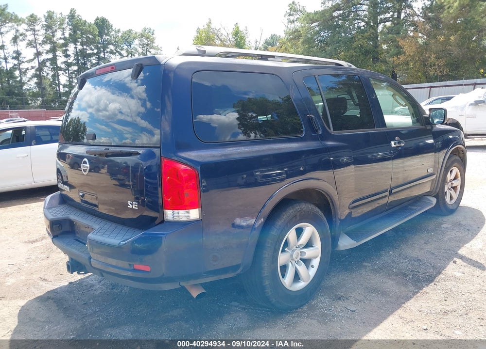 2008 NISSAN ARMADA SE VIN: 5N1BA08D08N600654