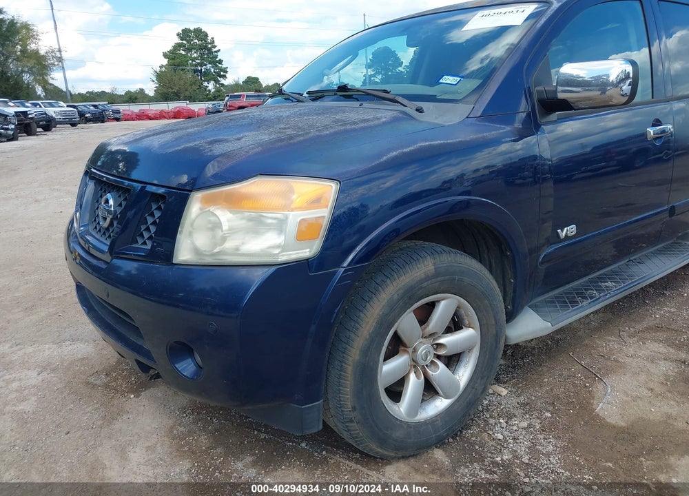 2008 NISSAN ARMADA SE VIN: 5N1BA08D08N600654