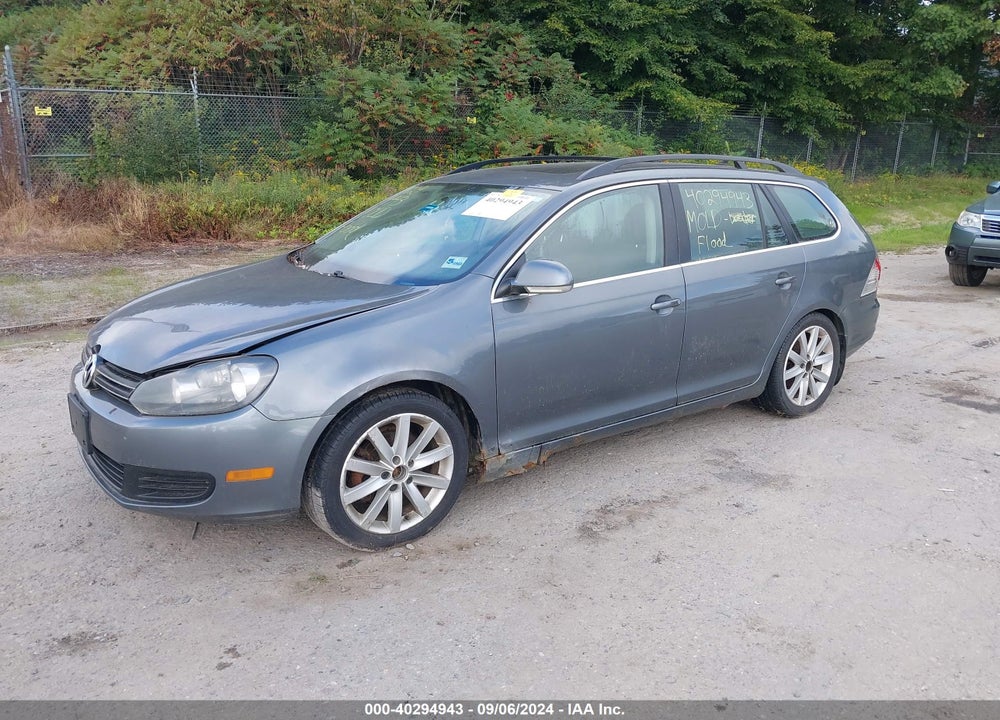 2012 VOLKSWAGEN JETTA SPORTWAGEN 2.5L SE VIN: 3VWPP7AJ6CM611496