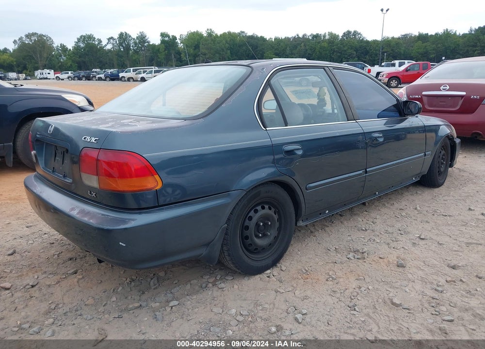 1998 HONDA CIVIC LX VIN: 2HGEJ6676WH553123