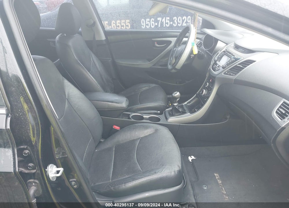 2014 HYUNDAI ELANTRA SPORT VIN: KMHDH4AHXEU133639