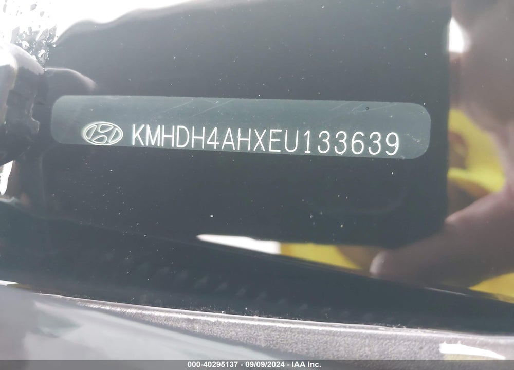 2014 HYUNDAI ELANTRA SPORT VIN: KMHDH4AHXEU133639