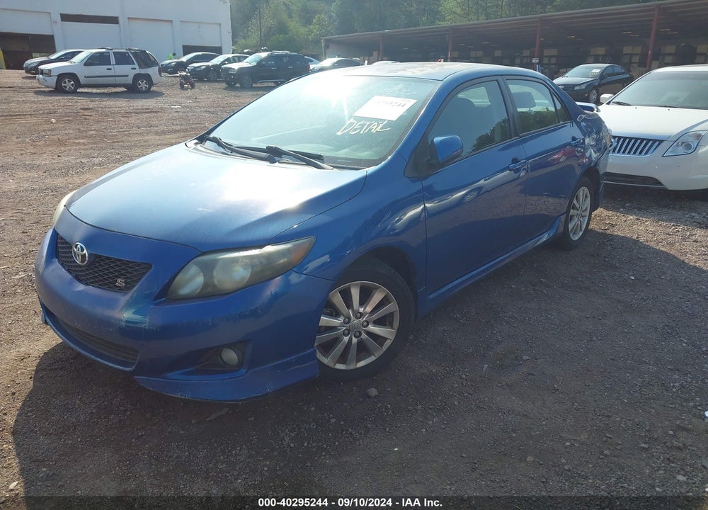 2009 TOYOTA COROLLA S VIN: 2T1BU40EX9C106250