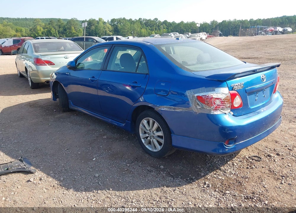 2009 TOYOTA COROLLA S VIN: 2T1BU40EX9C106250