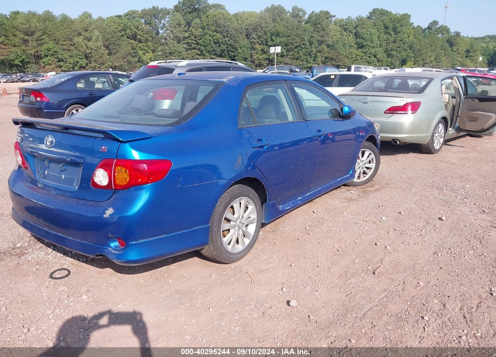 2009 TOYOTA COROLLA S VIN: 2T1BU40EX9C106250