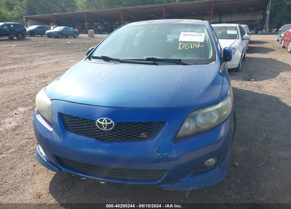 2009 TOYOTA COROLLA S VIN: 2T1BU40EX9C106250