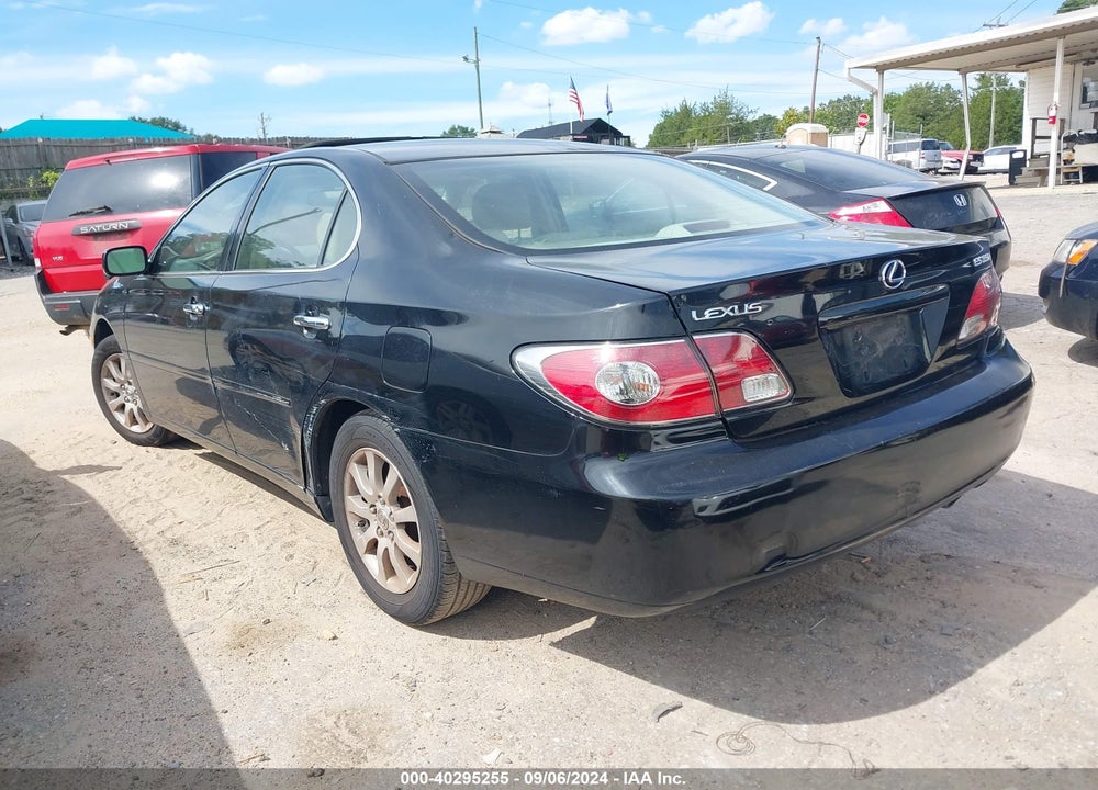 2004 LEXUS ES 330 VIN: JTHBA30G040010911