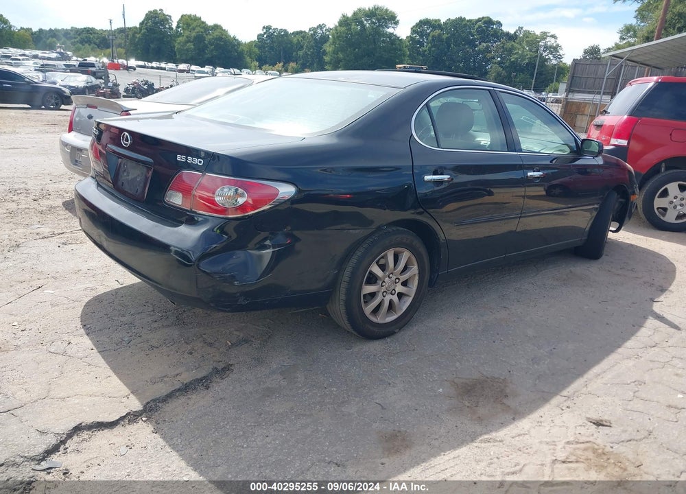 2004 LEXUS ES 330 VIN: JTHBA30G040010911
