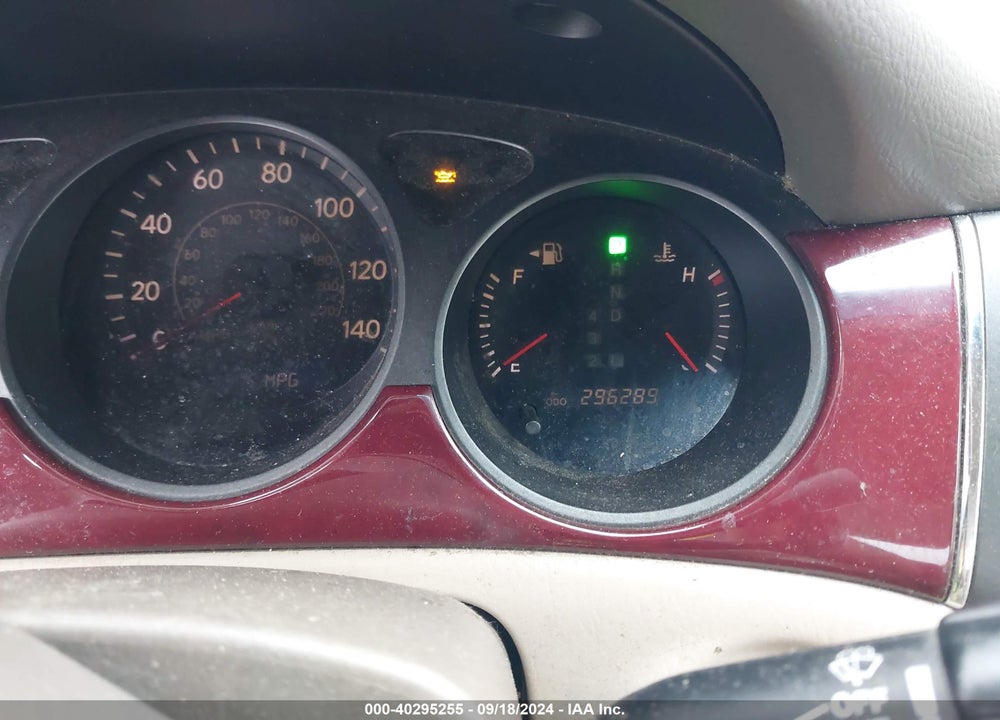 2004 LEXUS ES 330 VIN: JTHBA30G040010911