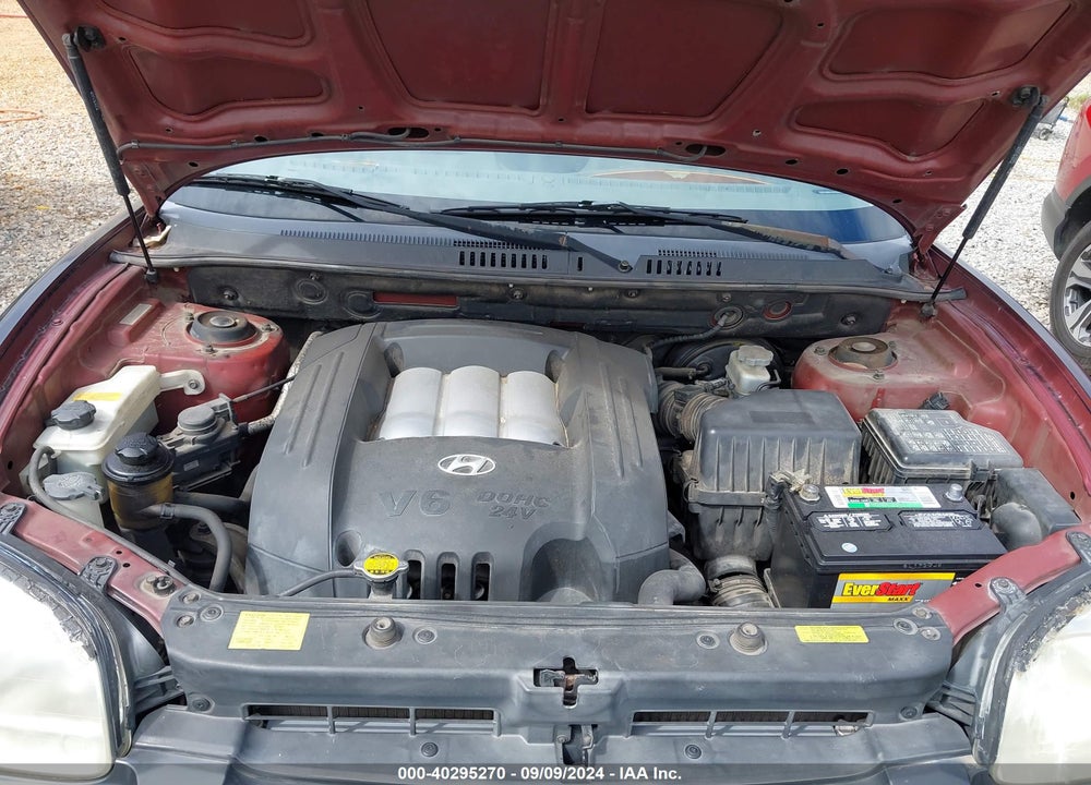 2005 HYUNDAI SANTA FE GLS VIN: KM8SC13DX5U910061