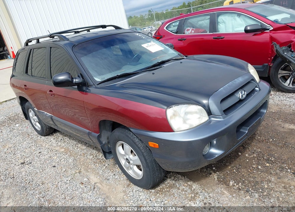 2005 HYUNDAI SANTA FE GLS VIN: KM8SC13DX5U910061