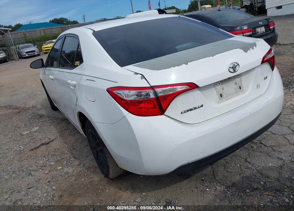 2016 TOYOTA COROLLA LE VIN: 5YFBURHE6GP488713
