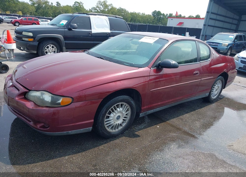 2002 CHEVROLET MONTE CARLO LS VIN: 2G1WW12E129160557