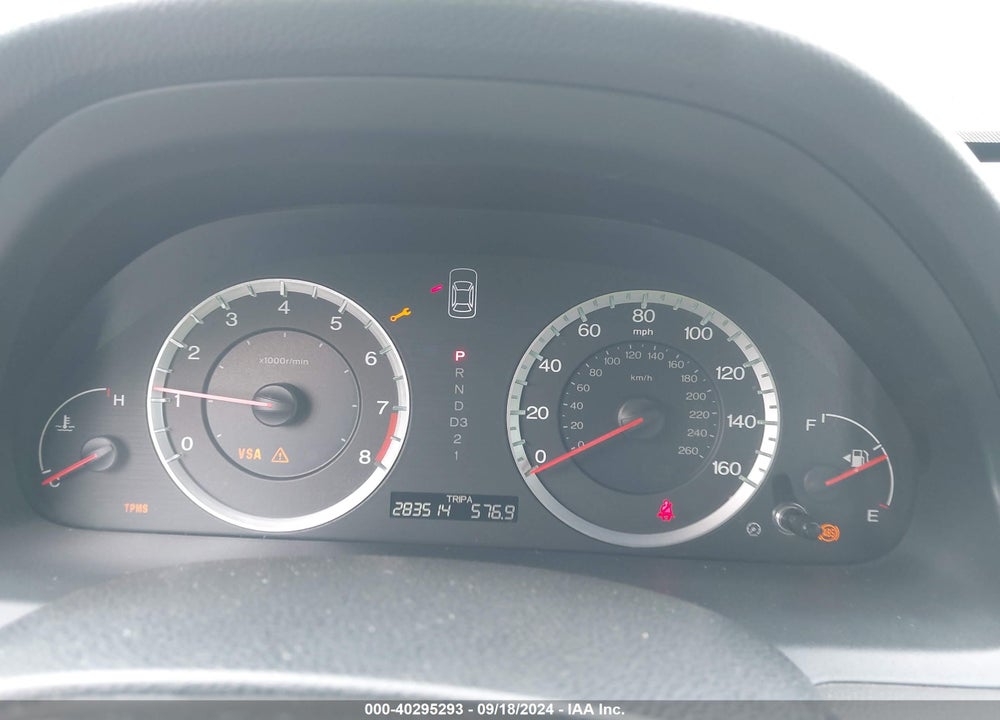 2009 HONDA ACCORD 2.4 EX-L VIN: 1HGCP26889A107842