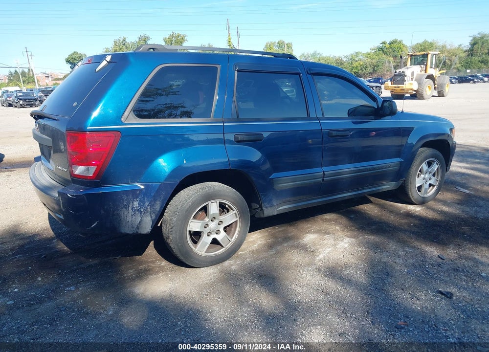2005 JEEP GRAND CHEROKEE LAREDO VIN: 1J4GR48K15C568940