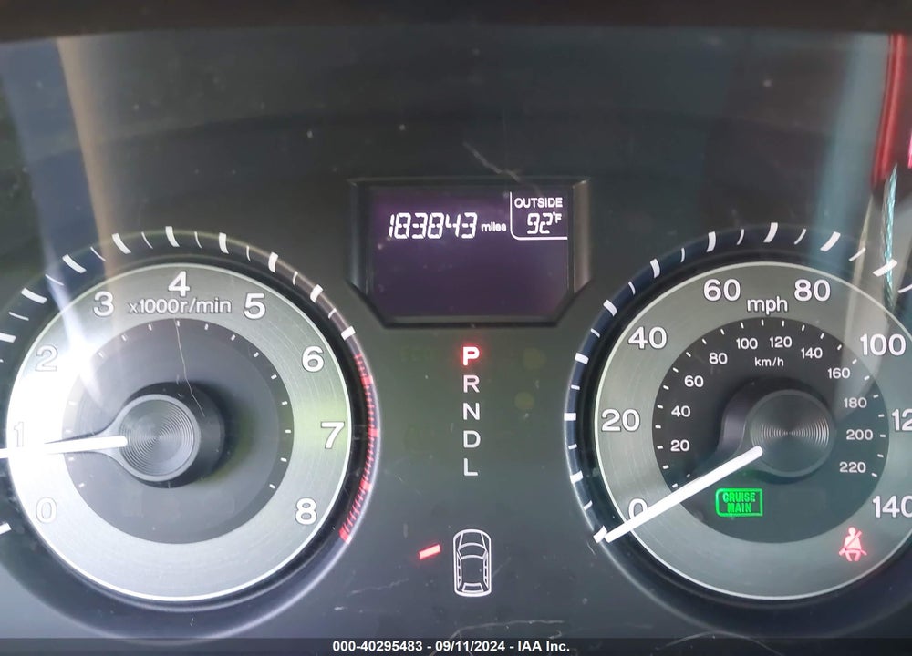 2012 HONDA ODYSSEY EX-L VIN: 5FNRL5H66CB010865