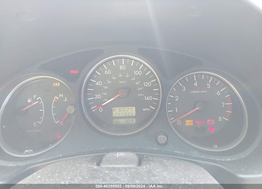 2005 SUBARU FORESTER 2.5XT VIN: JF1SG69645G738046