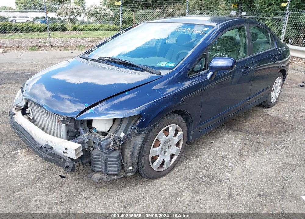 2008 HONDA CIVIC SDN LX VIN: 1HGFA16598L043697