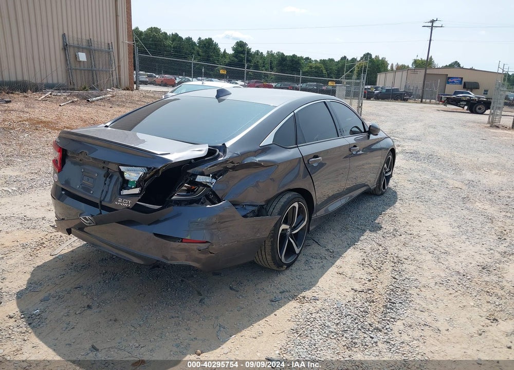 2018 HONDA ACCORD SPORT VIN: 1HGCV1F3XJA021800