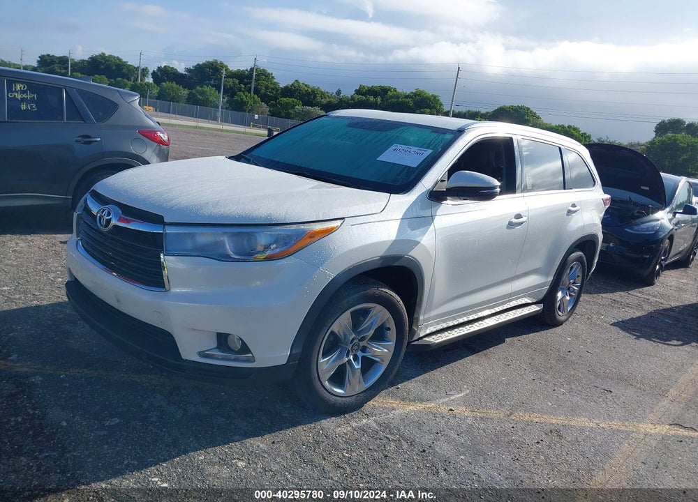 2016 TOYOTA HIGHLANDER LIMITED V6 VIN: 5TDYKRFHXGS152308