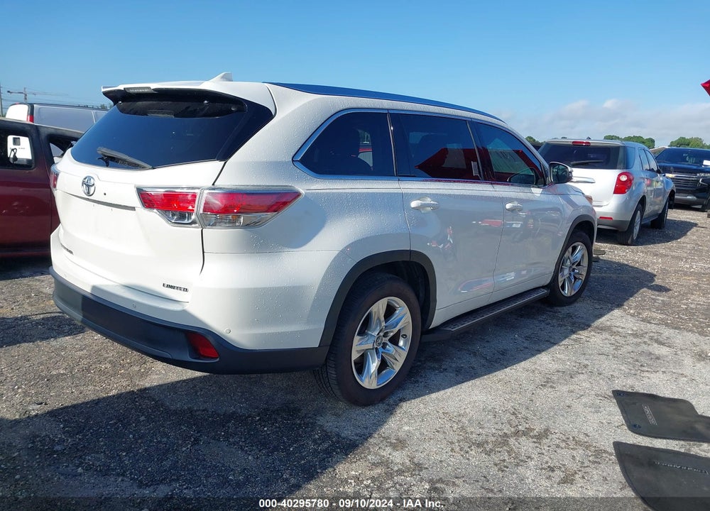 2016 TOYOTA HIGHLANDER LIMITED V6 VIN: 5TDYKRFHXGS152308