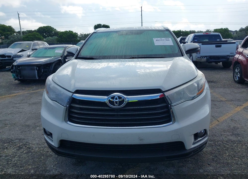 2016 TOYOTA HIGHLANDER LIMITED V6 VIN: 5TDYKRFHXGS152308