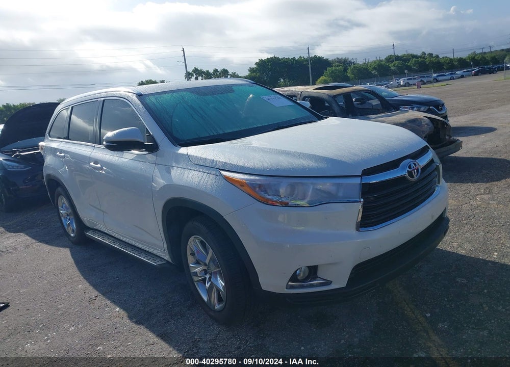 2016 TOYOTA HIGHLANDER LIMITED V6 VIN: 5TDYKRFHXGS152308