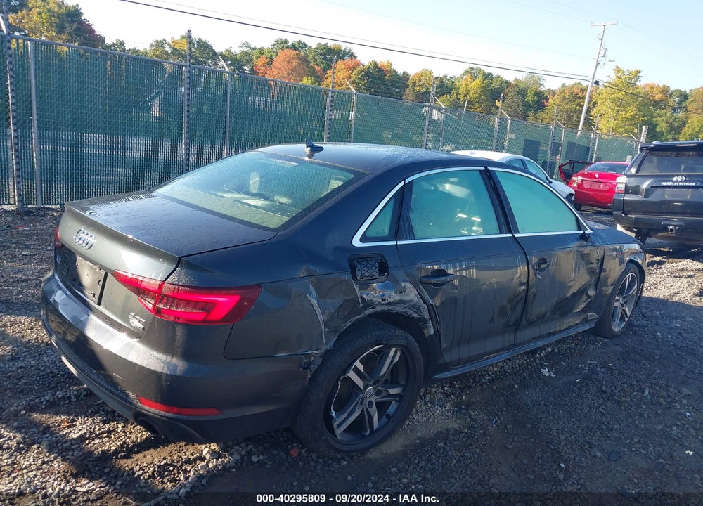 2018 AUDI A4 2.0T TECH PREMIUM VIN: WAUENAF43JA218885