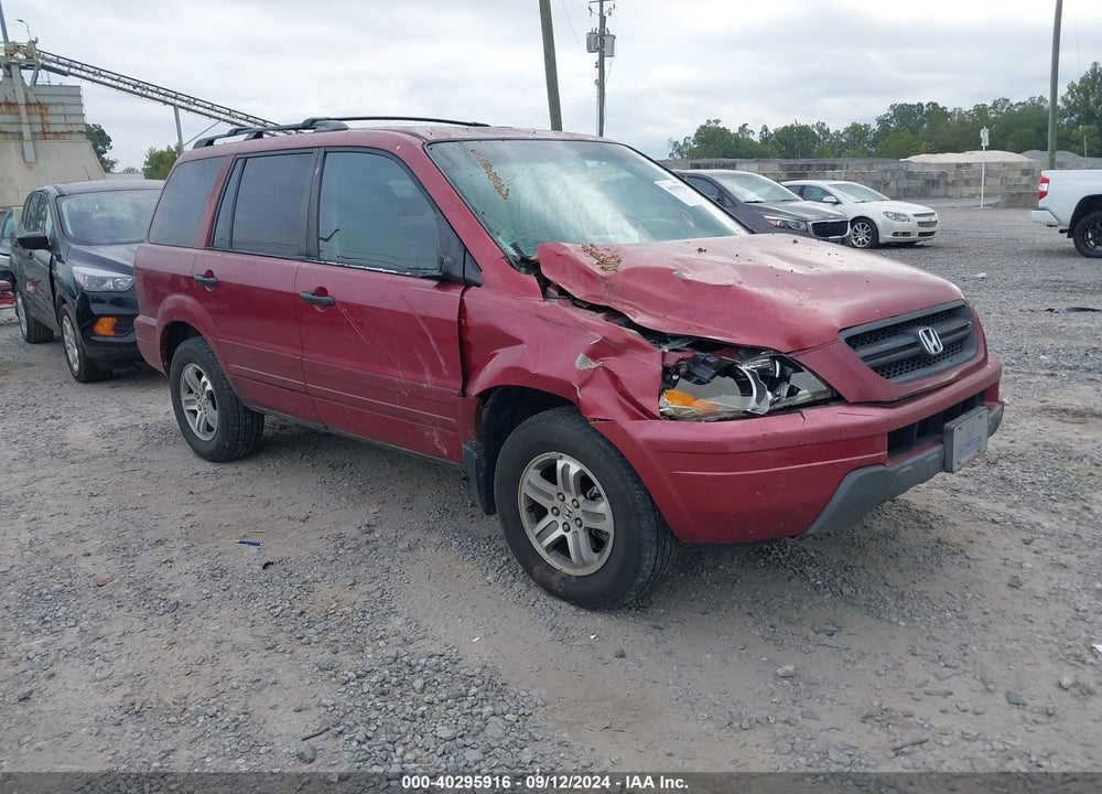 2003 HONDA PILOT EX-L VIN: 2HKYF18693H600491