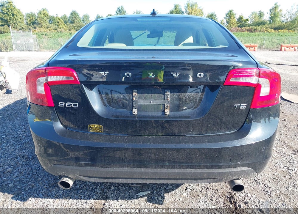 2012 VOLVO S60 T5 VIN: YV1622FS8C2076674