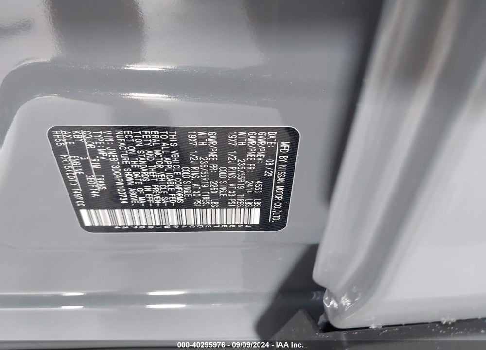 2023 NISSAN ROGUE PLATINUM FWD VIN: JN8BT3DC4PW100734