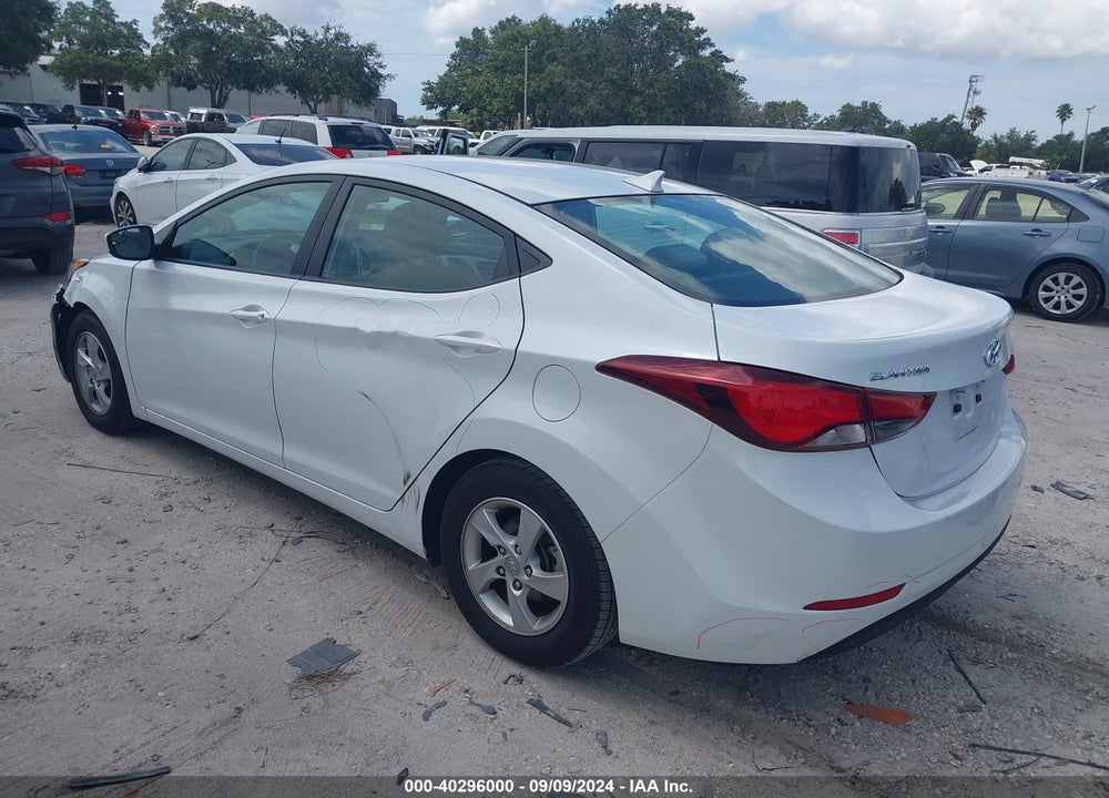 2015 HYUNDAI ELANTRA SE VIN: 5NPDH4AE5FH639305