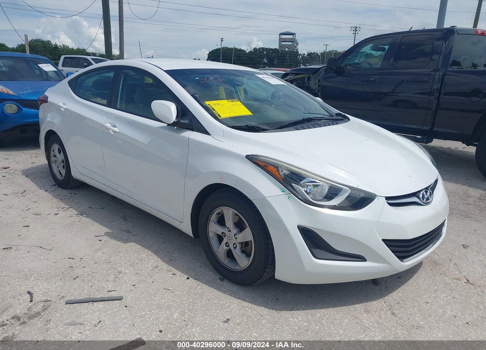 2015 HYUNDAI ELANTRA SE VIN: 5NPDH4AE5FH639305