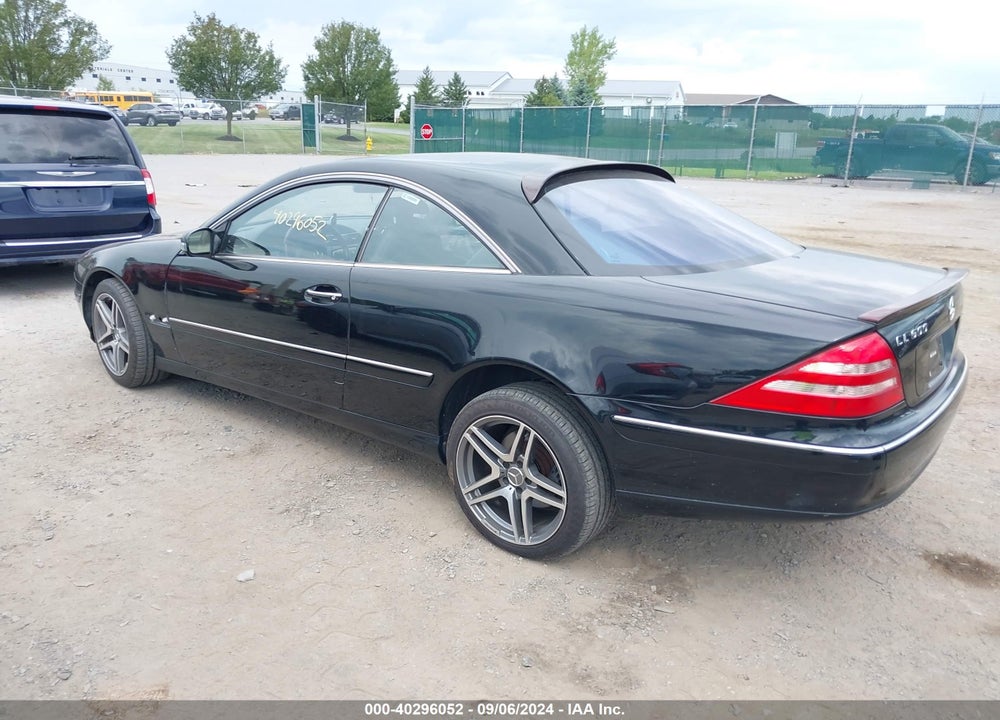 2001 MERCEDES-BENZ CL 600 VIN: WDBPJ78J81A009508