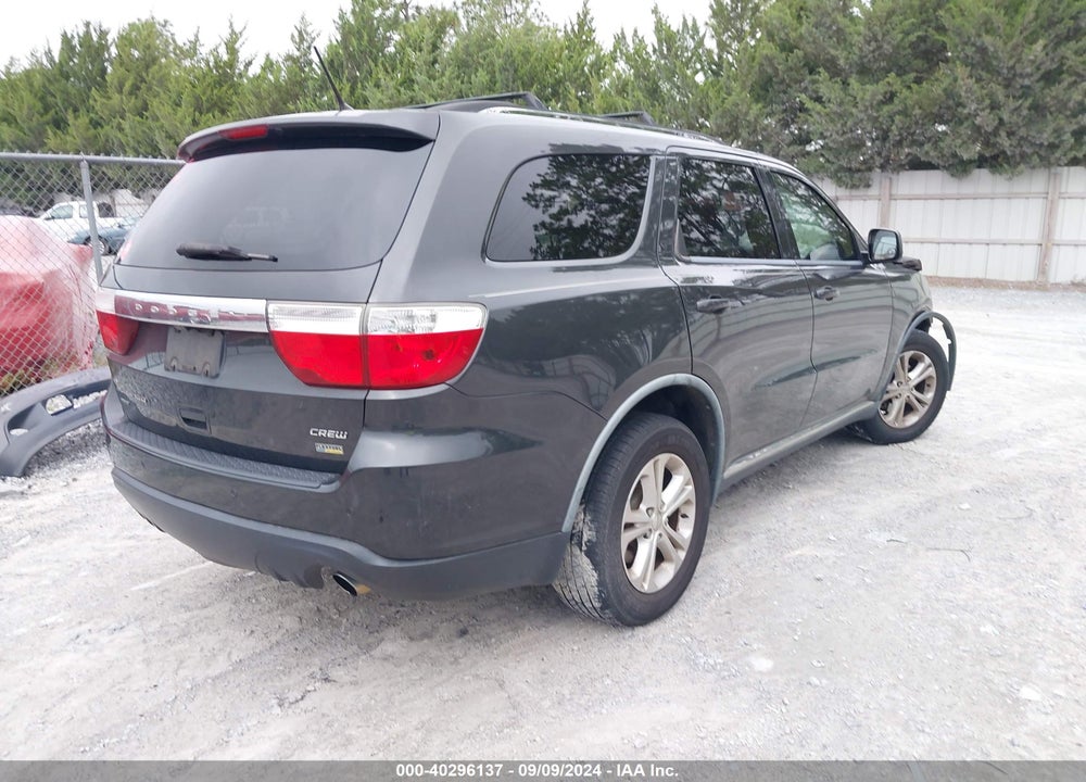 2011 DODGE DURANGO CREW VIN: 1D4RE4GG6BC712052