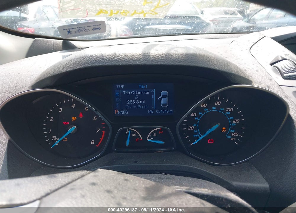 2014 FORD ESCAPE S VIN: 1FMCU0F78EUB56143