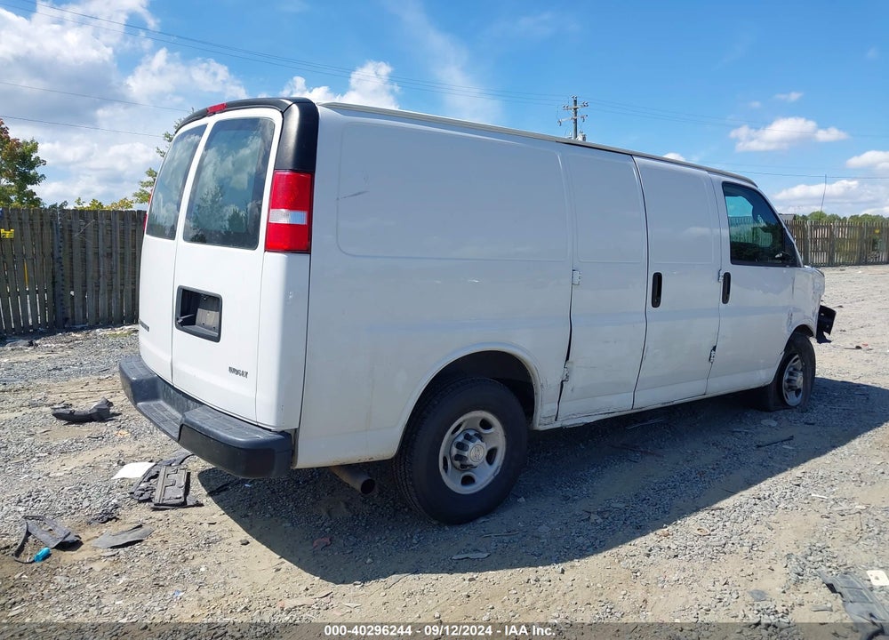 2020 CHEVROLET EXPRESS CARGO RWD 2500 REGULAR WHEELBASE WT VIN: 1GCWGAFP1L1149371